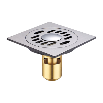 Stainless Steel and Brass Bathroom Floor Drains