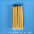 Lower price bright wax white candle