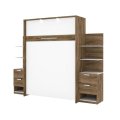 Solid Wood Foldable Murphy Beds Space Saving Storage