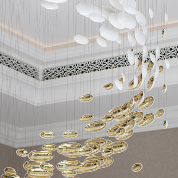 Modern Large Size Chandeliers for Hotels