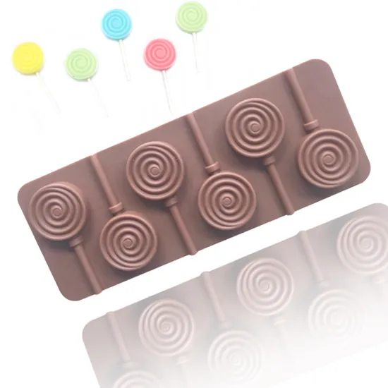 High-Quality DIY Silicone Mold for Doughnuts, Chocolate Lollipops, and Hard Candies - Perfect for Children