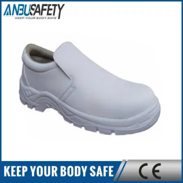White micro fibre safety shoes