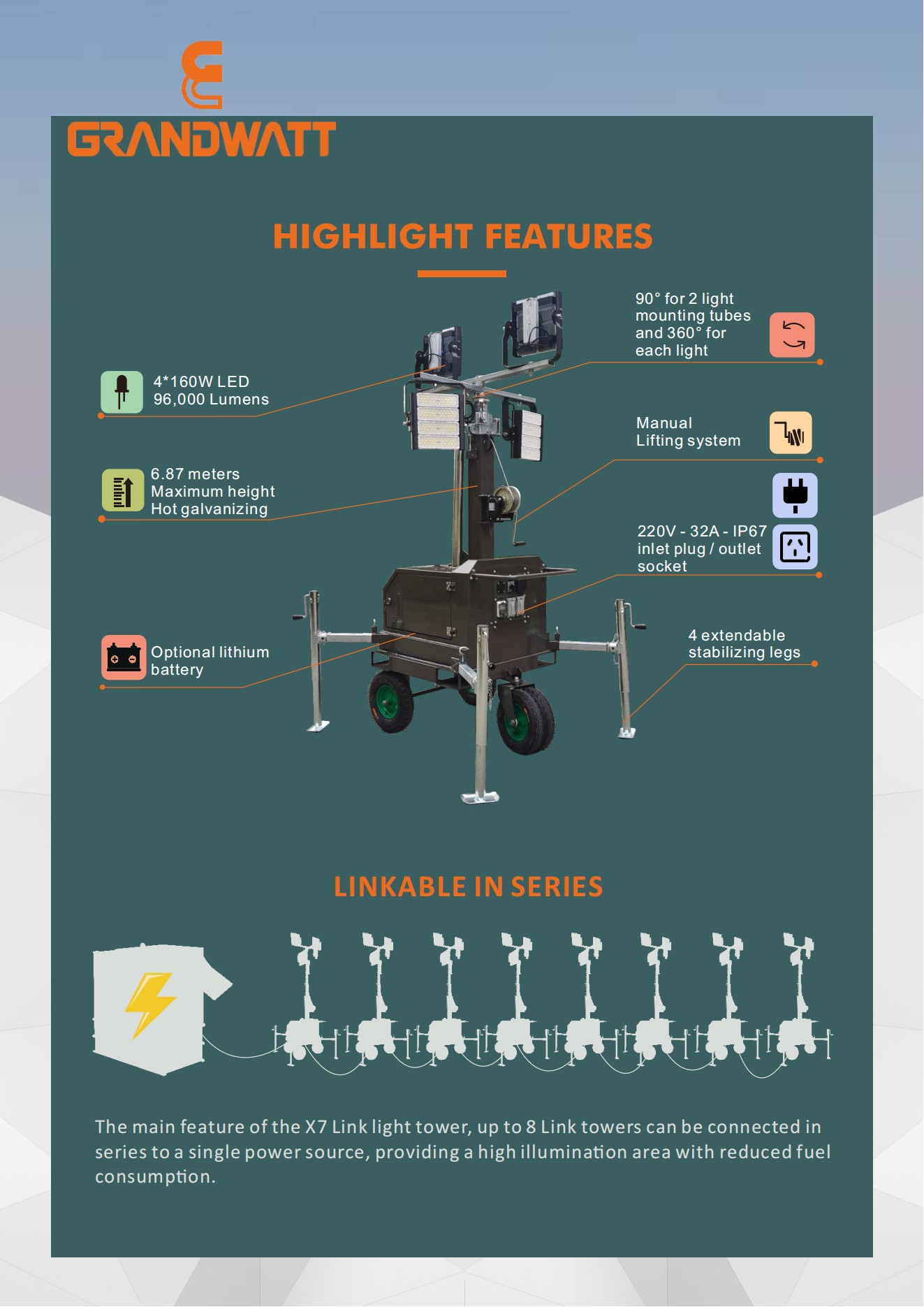 led light tower