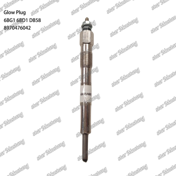 Glow Plug 6BG1 6BD1 DB58 สำหรับชิ้นส่วนเครื่องยนต์ ISUZU - 8970476042