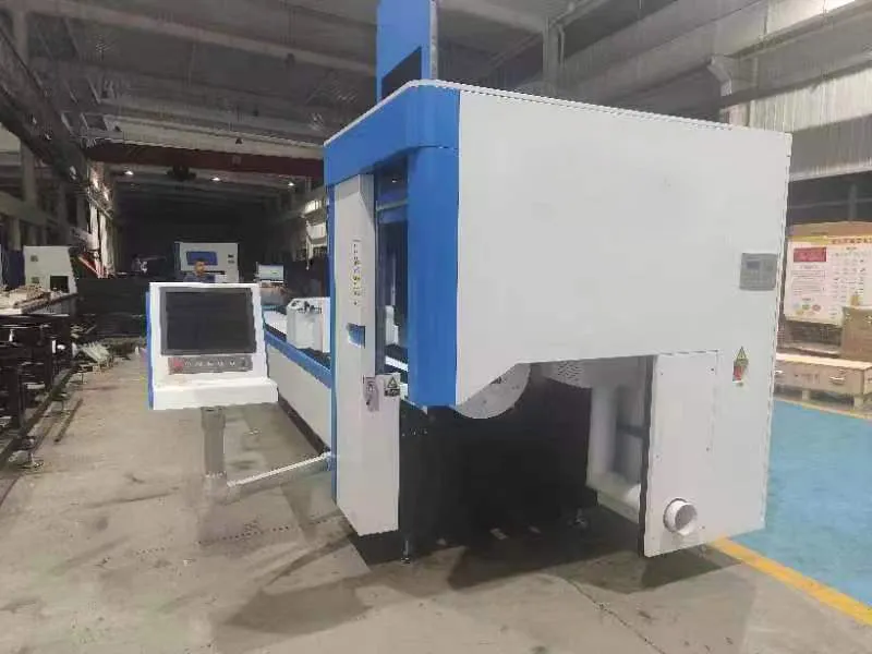Full-Protective Two Interchangable Fiber Tables Laser Sheet Cutting Cutter Machine