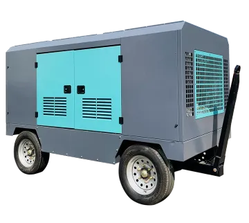 Industry diesel screw mobile air compressor