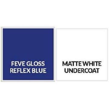 Feve Gloss Reflex Blue Aluminium Sheet