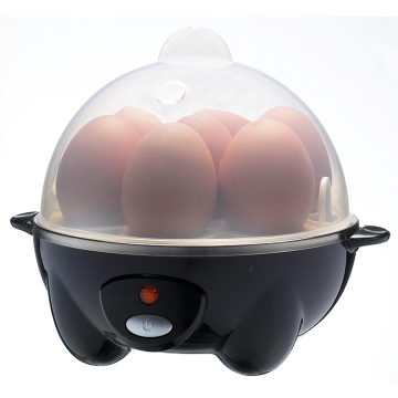 360W 2024 Kitchen 3-in-1 Mini Electric Egg Boiler: Quick Cooker for 7 Eggs with Measuring Cup