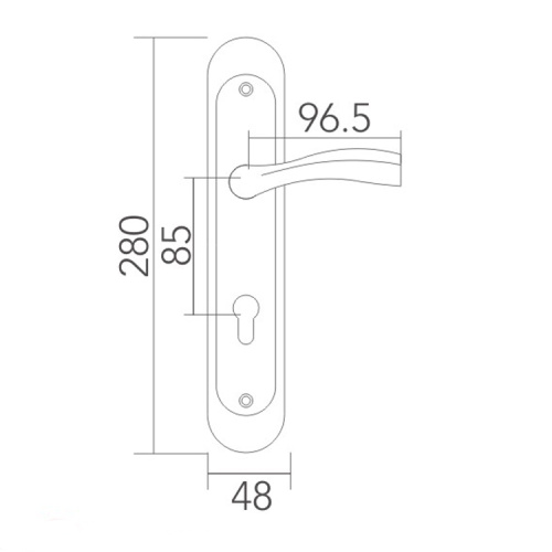 Замок из нержавеющей стали для дверей