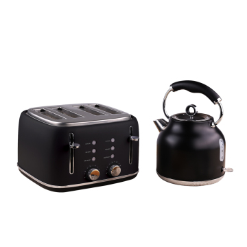 Stainless Steel Kitchen Appliance Breakfast Set with Kettle
