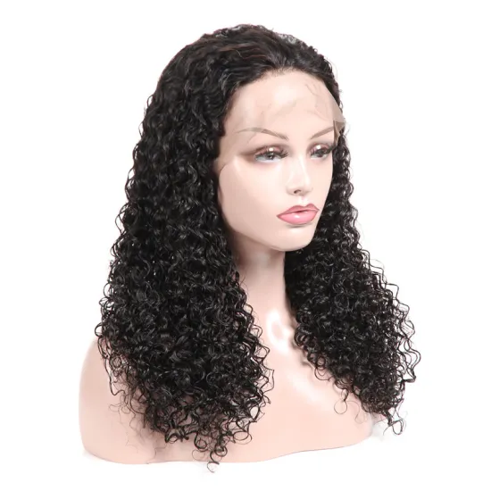 130% 150% 180% Density Human Hair Full Lace Wig 8-32Inch Natural Color Lace Front Wig