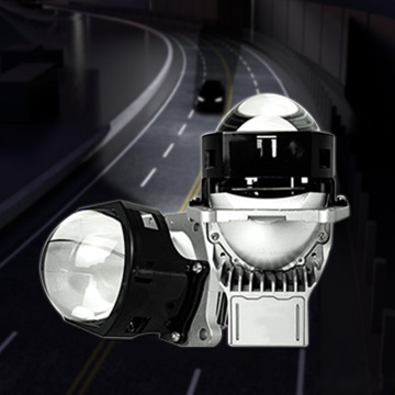 Lâmpada de lente tripla quadrada para iluminação aprimorada