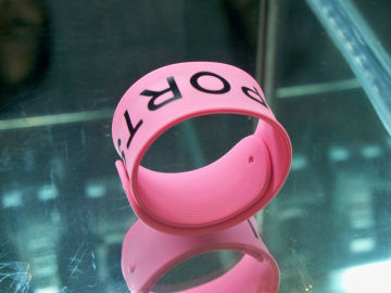 new arrival candy color printed words and little pattern slap wrap bracelet