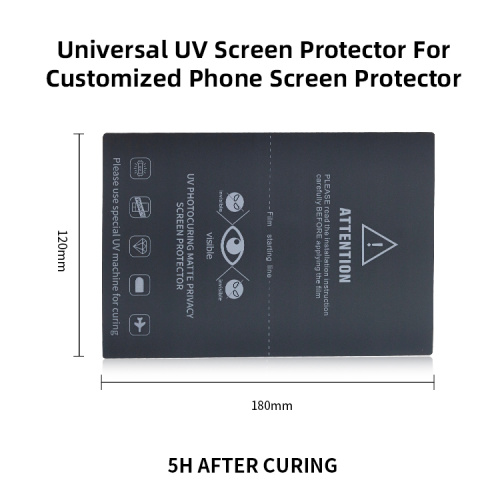UV Privacy Screen Protector for UV Curing Machine
