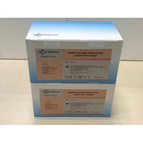 Cassette de test rapide d'immunoglobuline G de coronavirus