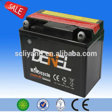 DENEL YTX7A-BS motorcycle battery mf motorcycle battery 12v 7ah durable