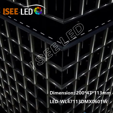 DMX RGB 6W Led Luz de Ventana