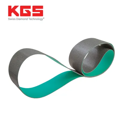 KGS Telum Belt Nickel Bond Glass Grinding Tape for LICEC KSL 27HS or Ashton or Bottero Automatic Seaming Machines