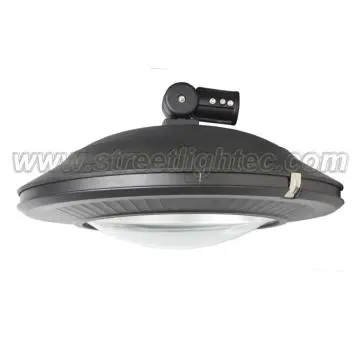Black Flying Saucer street light