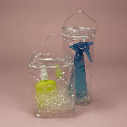 Reusable PVC Vinyl Bags With Rope Handle