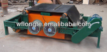 Suspension fan cooled overhead electromagnetic separator