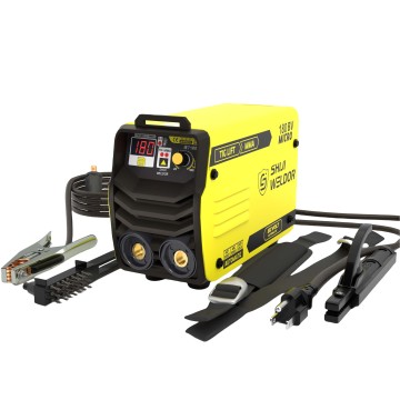 SHIJIWELDOR 180A Mini Stick Welder - Dual Voltage MMA/LIFT-TIG Welding Machine
