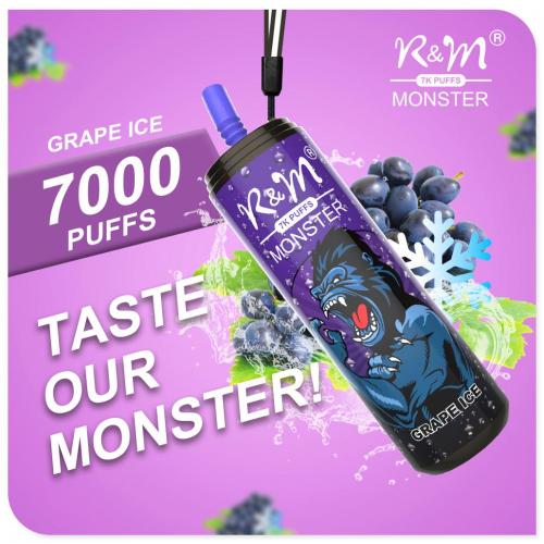 R&amp;M Monster atingiu 7000 Puffs Kit por atacado