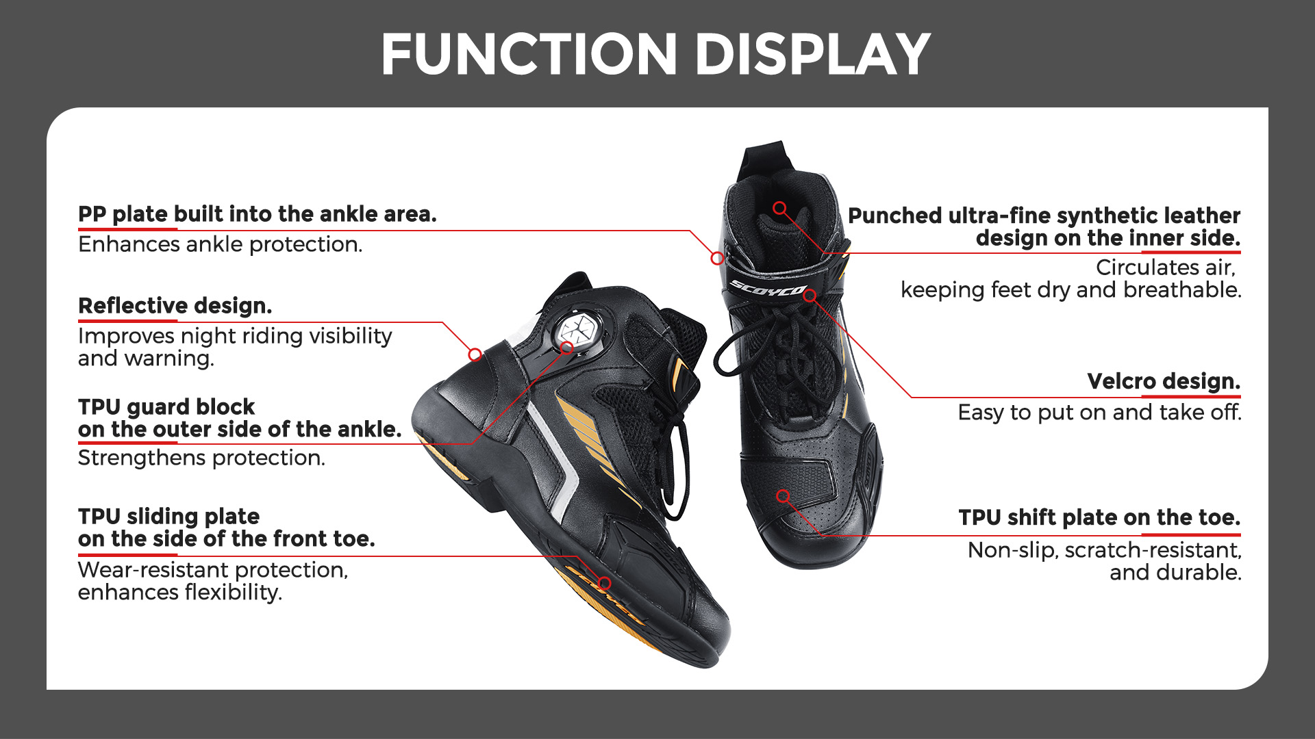 street bike riding boots