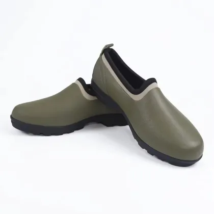 Women's Rain Boots with Low Heel