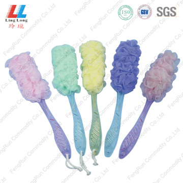 mesh berus mandi luffa set mandi panjang
