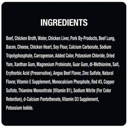 Dog Food Loaf Topper in Sauce Angus Beef