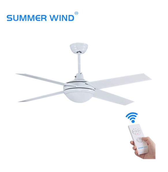 White color high quality Tuya WIFI ceiling fan