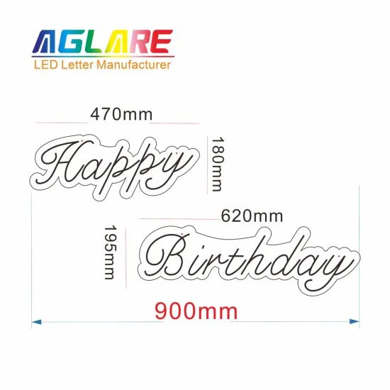 Customizable LED Logo Light for Anime Wedding Party Decor - Dropshipping Available