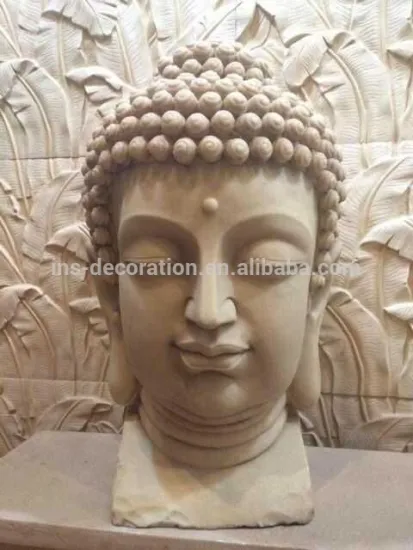 Artificial sandstone carved buddha