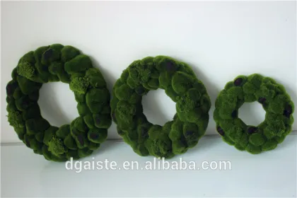 moss craft artificial moss loop moss garland art work