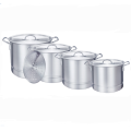 4 Piece Aluminum Tamale steamer stock pot set