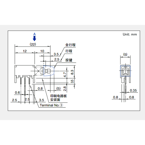 Sppj3 series push switch