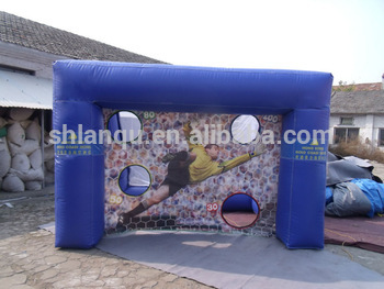 Good quality inflatable soccer goal for sale