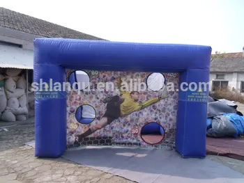 Good quality inflatable soccer goal for sale