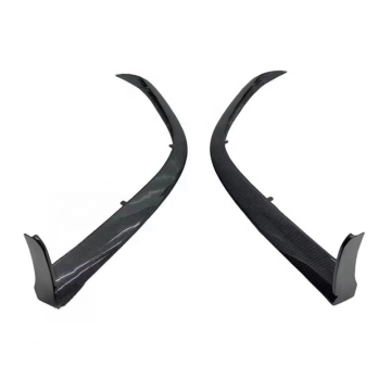 New Dry Carbon Fiber Body Kit for Ferrari 296 GTB: Front Bumper Lip and Spoiler