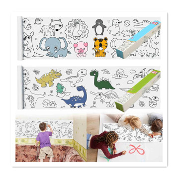 DIY Drawing Paper Roll for Kids' Painting and Coloring Arts and Crafts