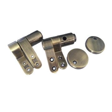 Brushed Bronze Finish Zinc Alloy Soft Close Toilet Seat Cover Hinges