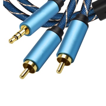2RCA to 3.5 Audio Cable RCA 3.5mm Jack
