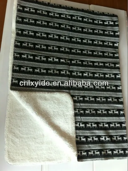 new design colorful 100% polyester pv fleece two layers soft comfortable travel blanket