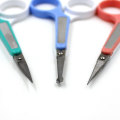 3colors Eyebrow Scissors Straight/Curved/Round Head for Manicure Eyelash Nose Hair Trimmer Nail Dead Skin Remover Makeup Tool