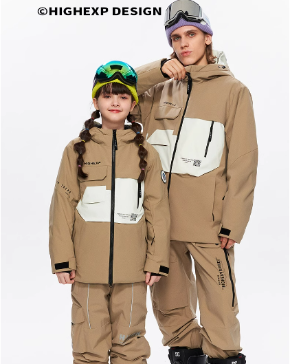 Children's Ski Suit Girls Work Clothes Thickened
