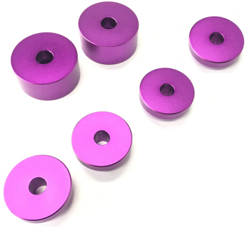 6pcs/set Aluminum Solid Differential Mount Bushing for Nissan Skyline R32 R33 R34, Silvia S14 S15, Nissan R200