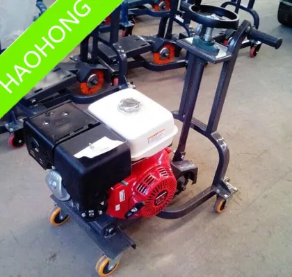 Hand push road pavement crack grooving machine