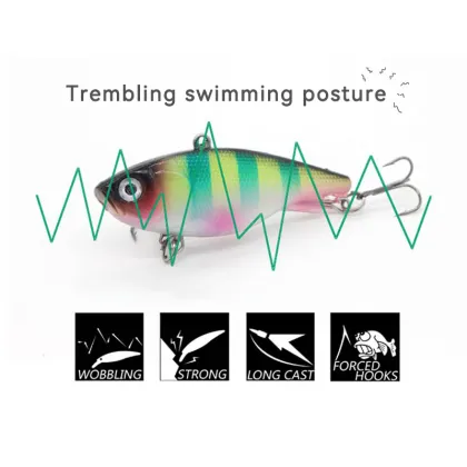 Nice quality soft fishing lure vibe for fish