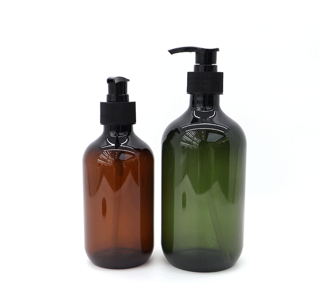 Bouteille en plastique de gel de douche de shampooing avec pompe de lotion